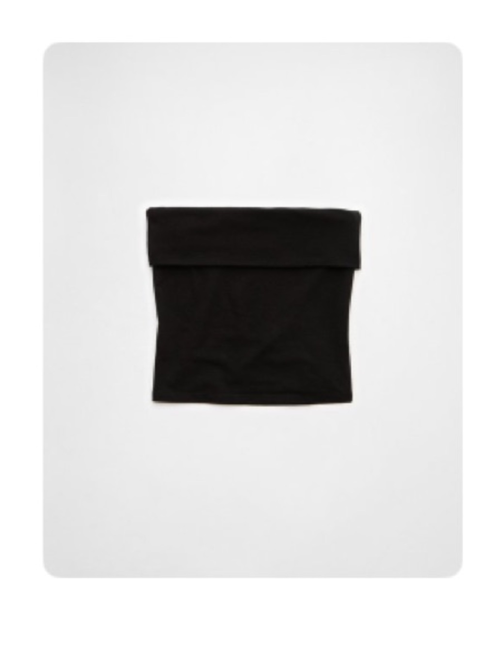 American Eagle It Knit Foldover Tube Top